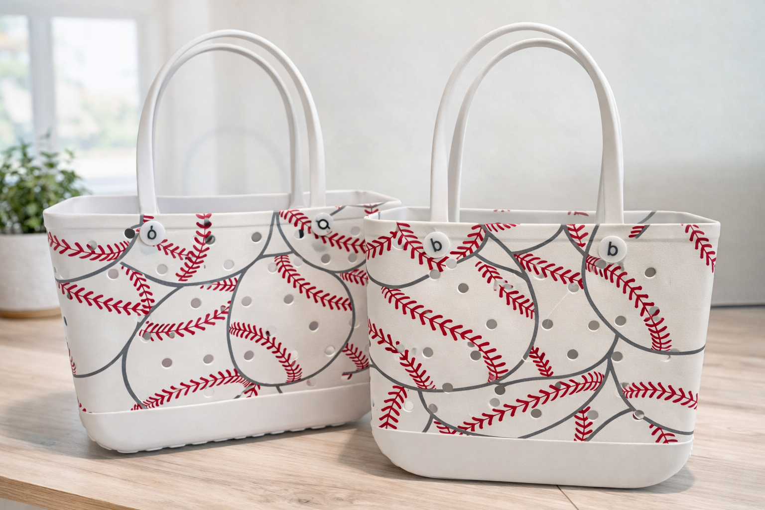 Baseball EVA Tote Bag | Waterproof Tote