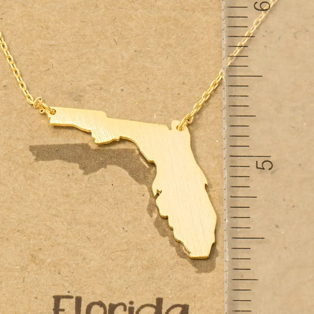 Florida State Gold Necklace