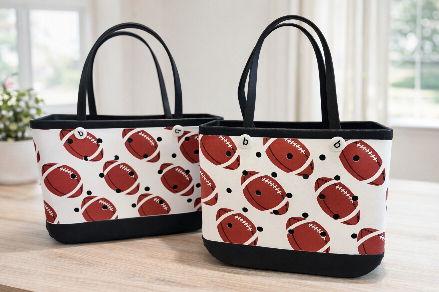 Football EVA Tote Bag | Waterproof Tote