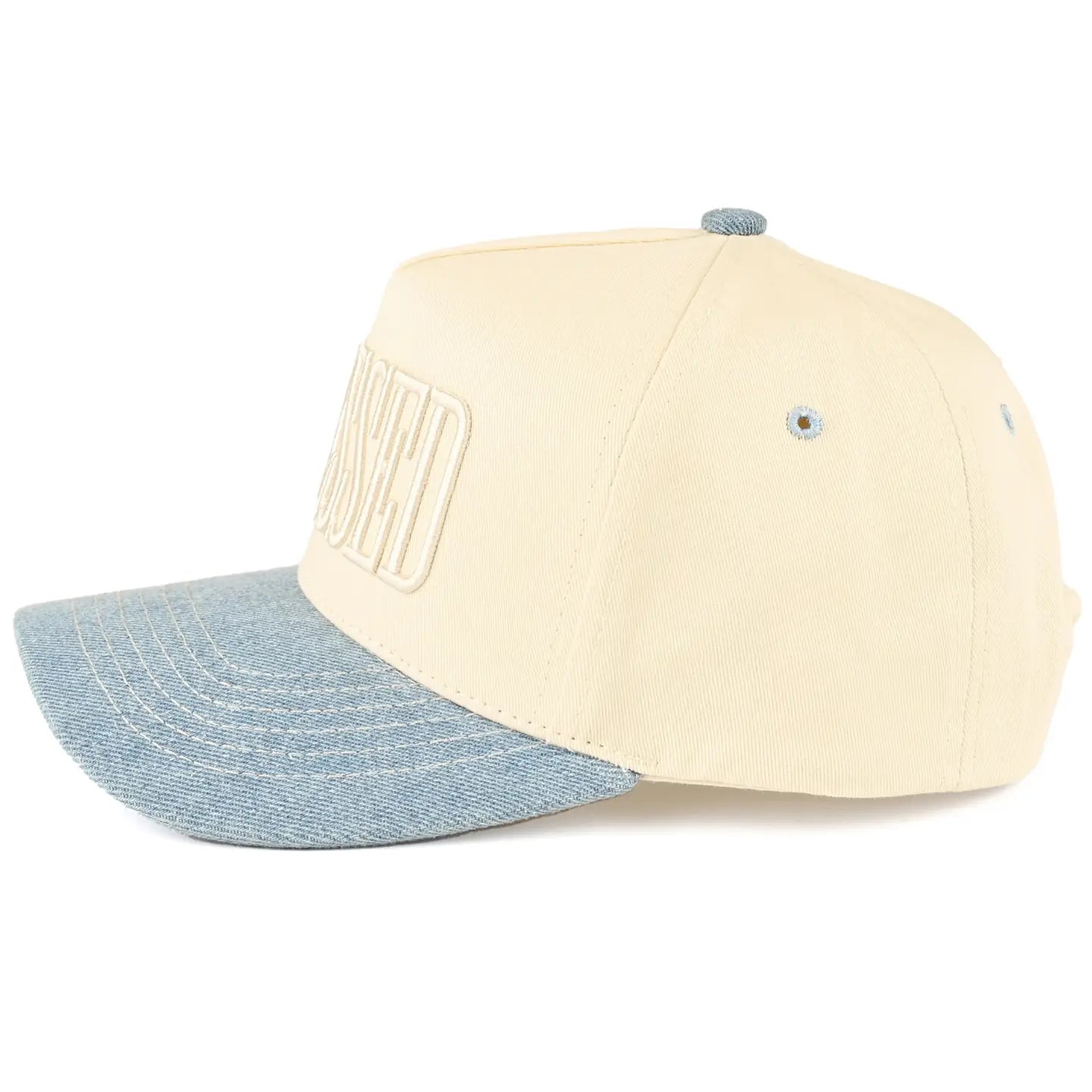 Blessed Embroidered Two-Tone Hat