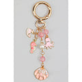 Pink Sea Life Charm Keychain