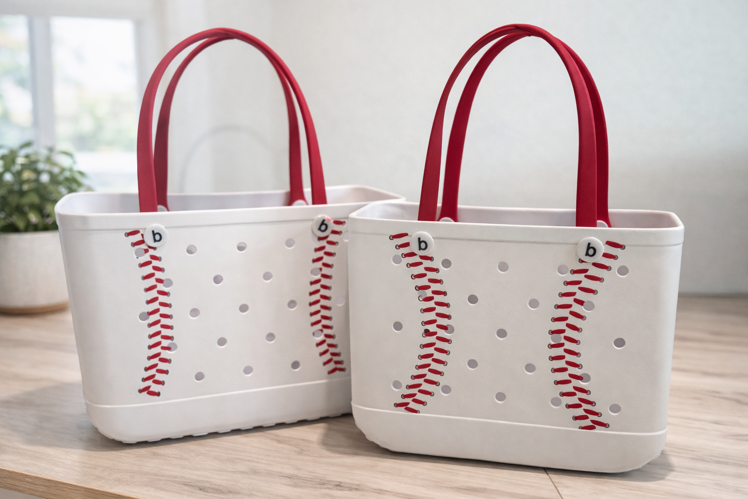 Baseball EVA Tote Bag | Waterproof Tote